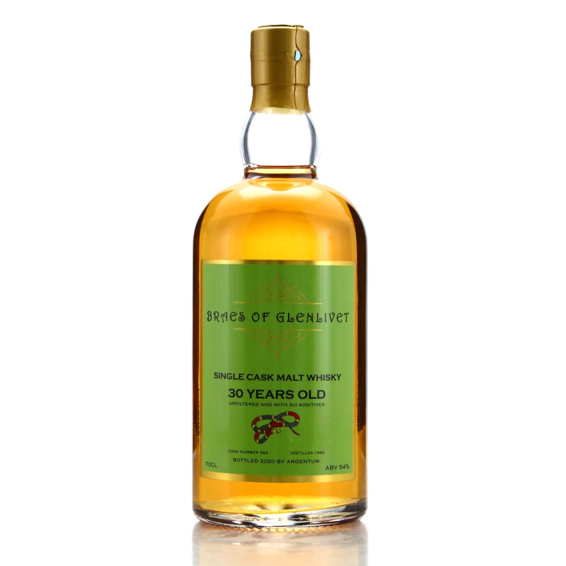 Braes of Glenlivet 1989 Argentum 30 Year Old