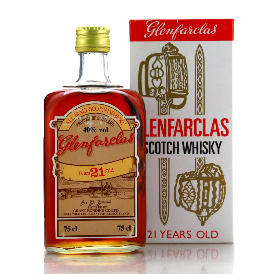Glenfarclas 21 Year Old Grant Bonding Co 1970s