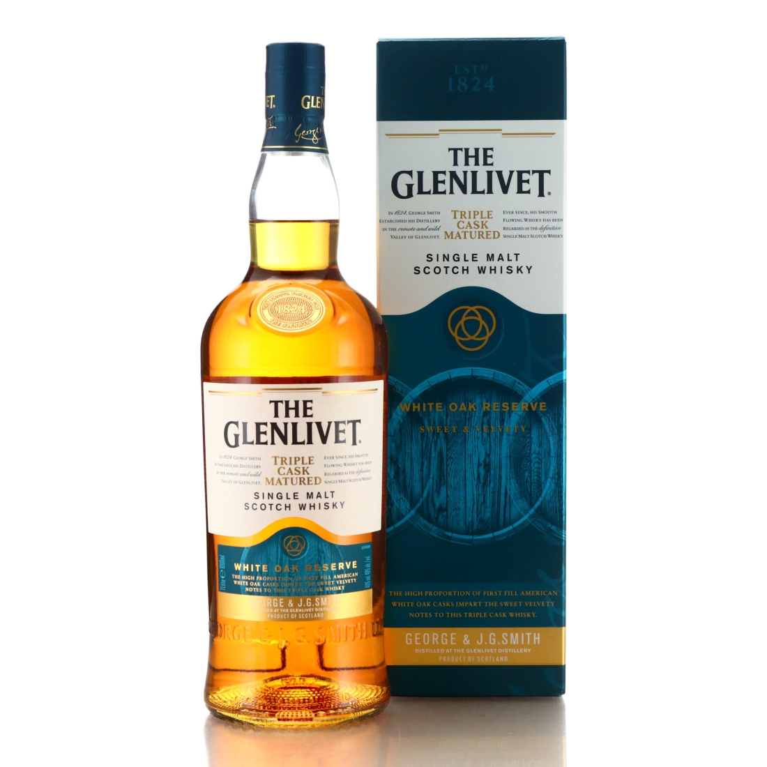 Glenlivet Triple Cask Matured White Oak Reserve 1 Litre