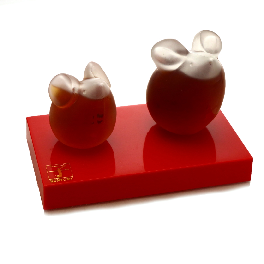 Suntory Year of the Rat Miniature Decanters x 2