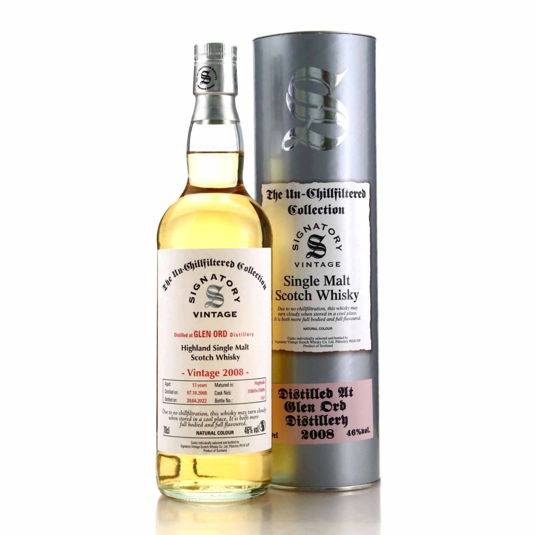 Glen Ord 2008 Signatory Vintage 13 Year Old
