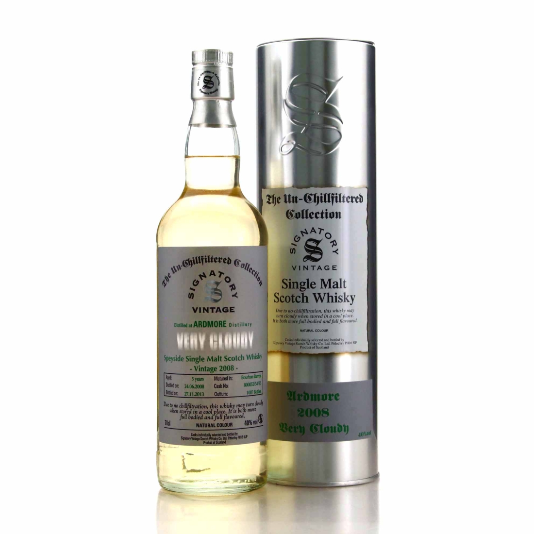 Ardmore 2008 Signatory Vintage 5 Year Old Very Cloudy