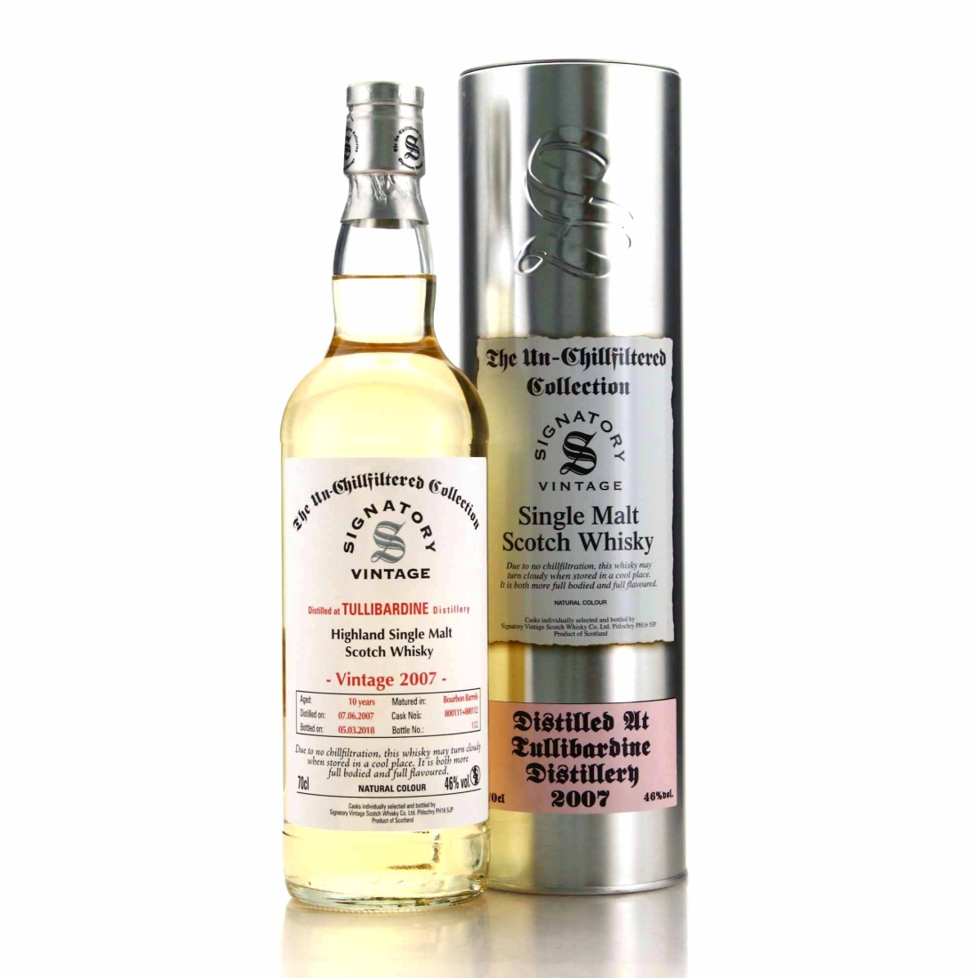 Tullibardine 2007 Signatory Vintage 10 Year Old