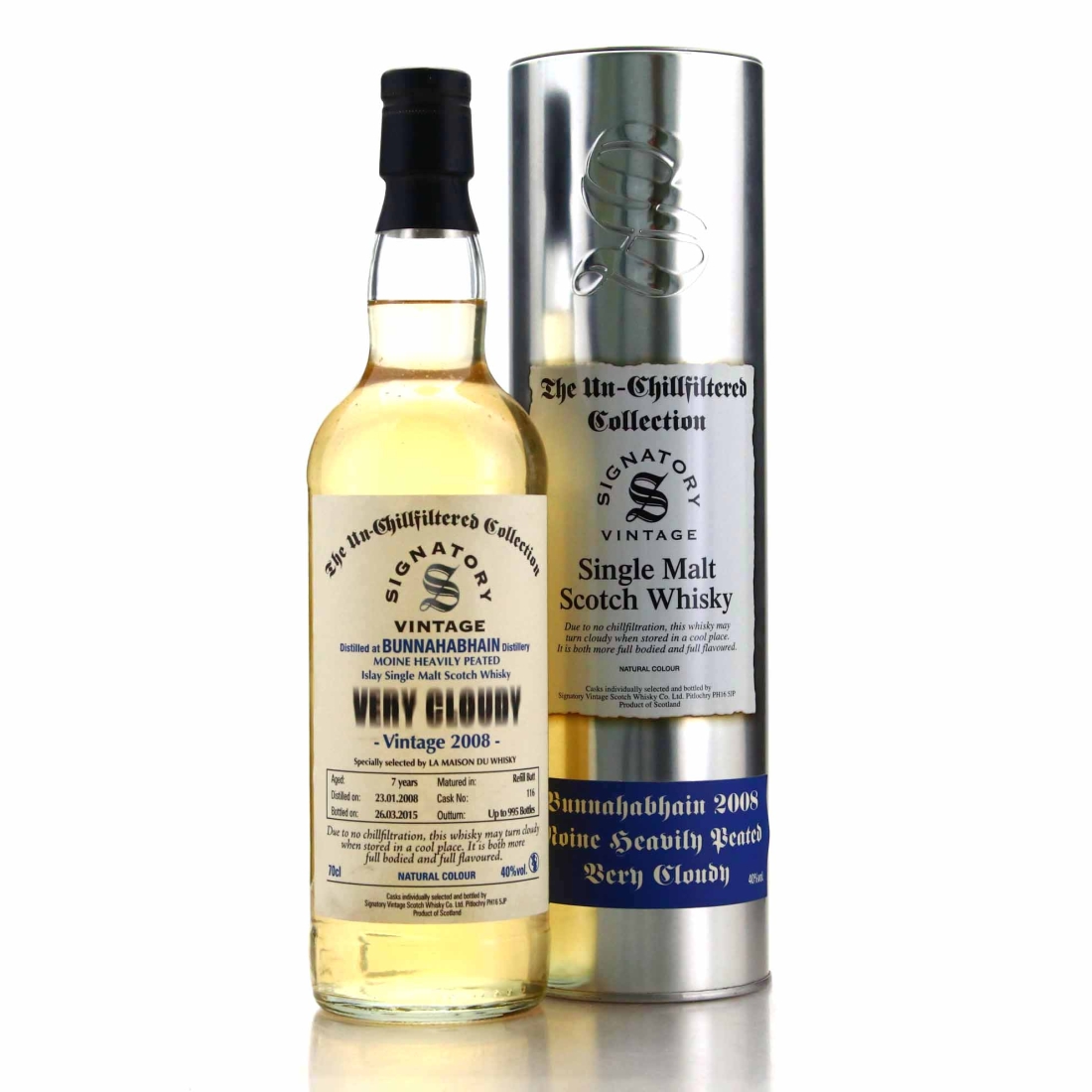 Bunnahabhain Moine 2008 Signatory Vintage 7 Year Old Very Cloudy / LMDW