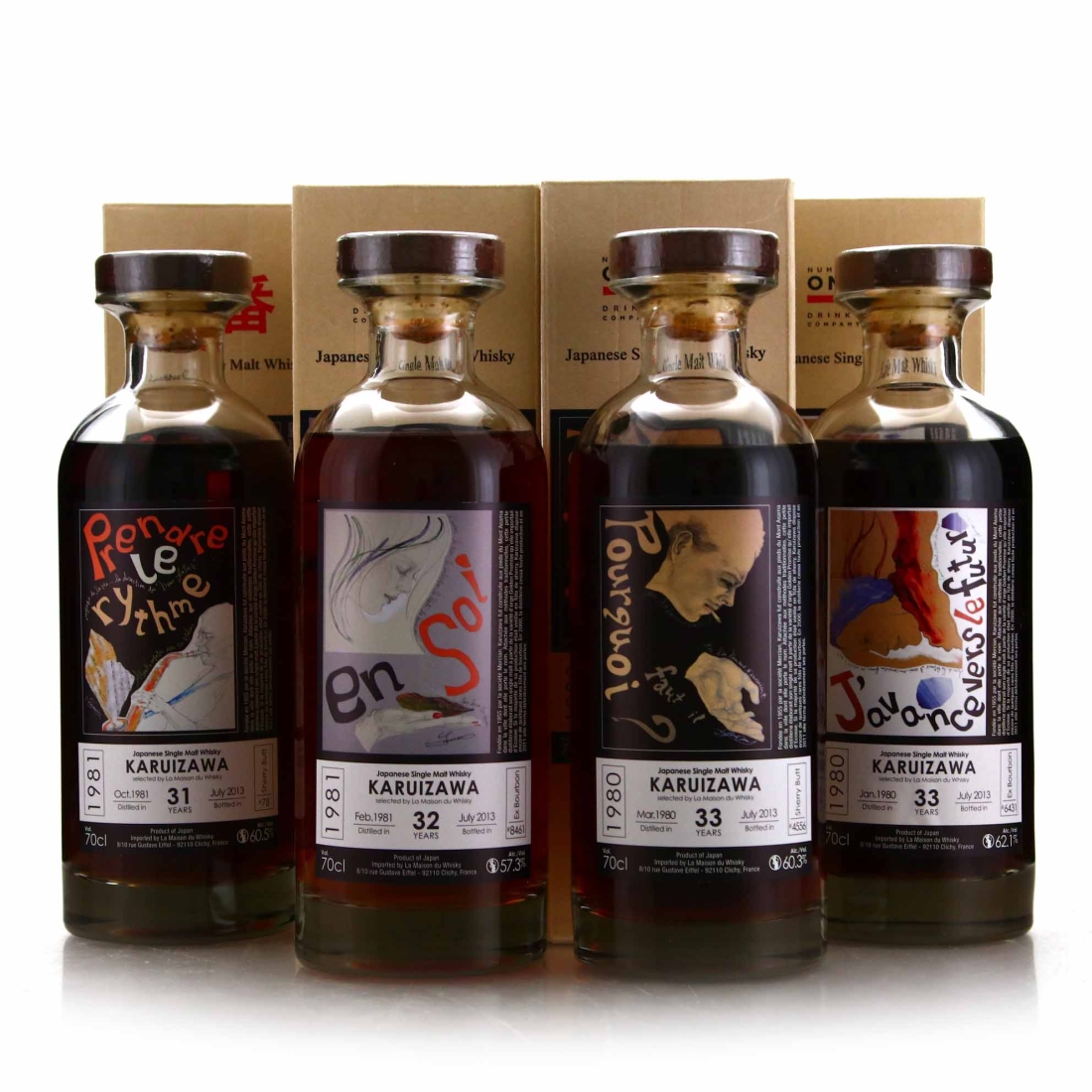 Karuizawa 1980-1981 LMDW Collection 4 x 70cl