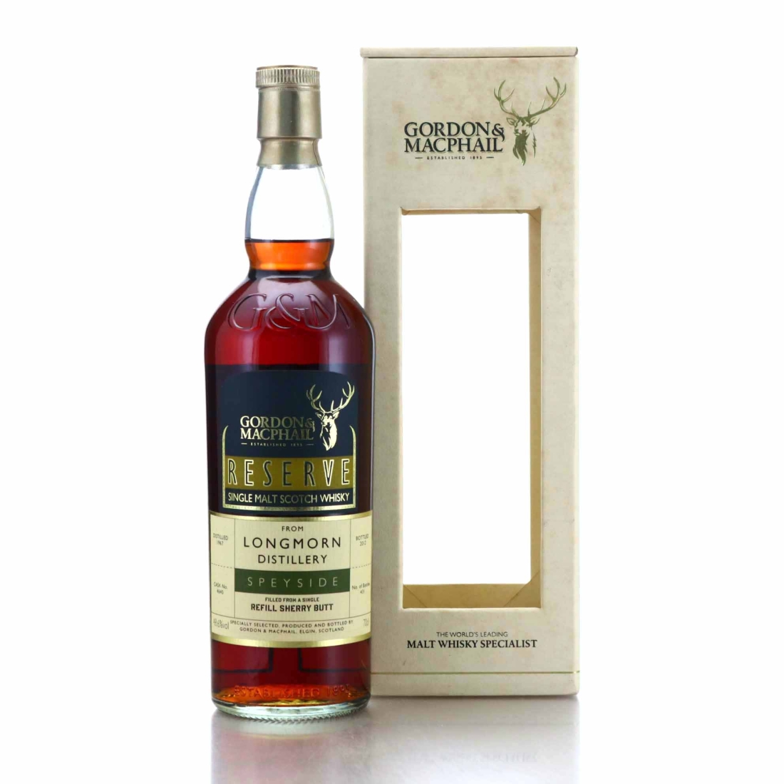 Longmorn 1967 Gordon and MacPhail Reserve / GI Jane - Leaking
