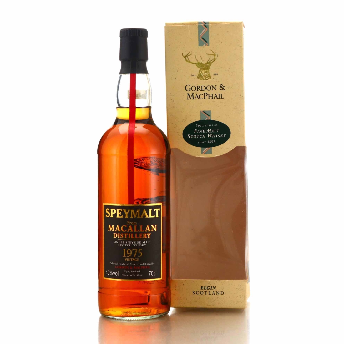 Macallan 1975 Gordon and MacPhail Speymalt bottled 2002