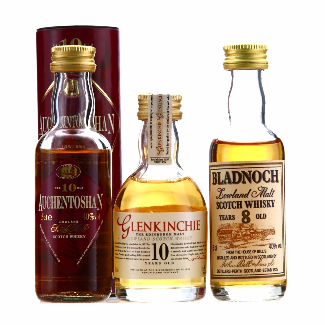 Lowland Single Malt Miniature x 3
