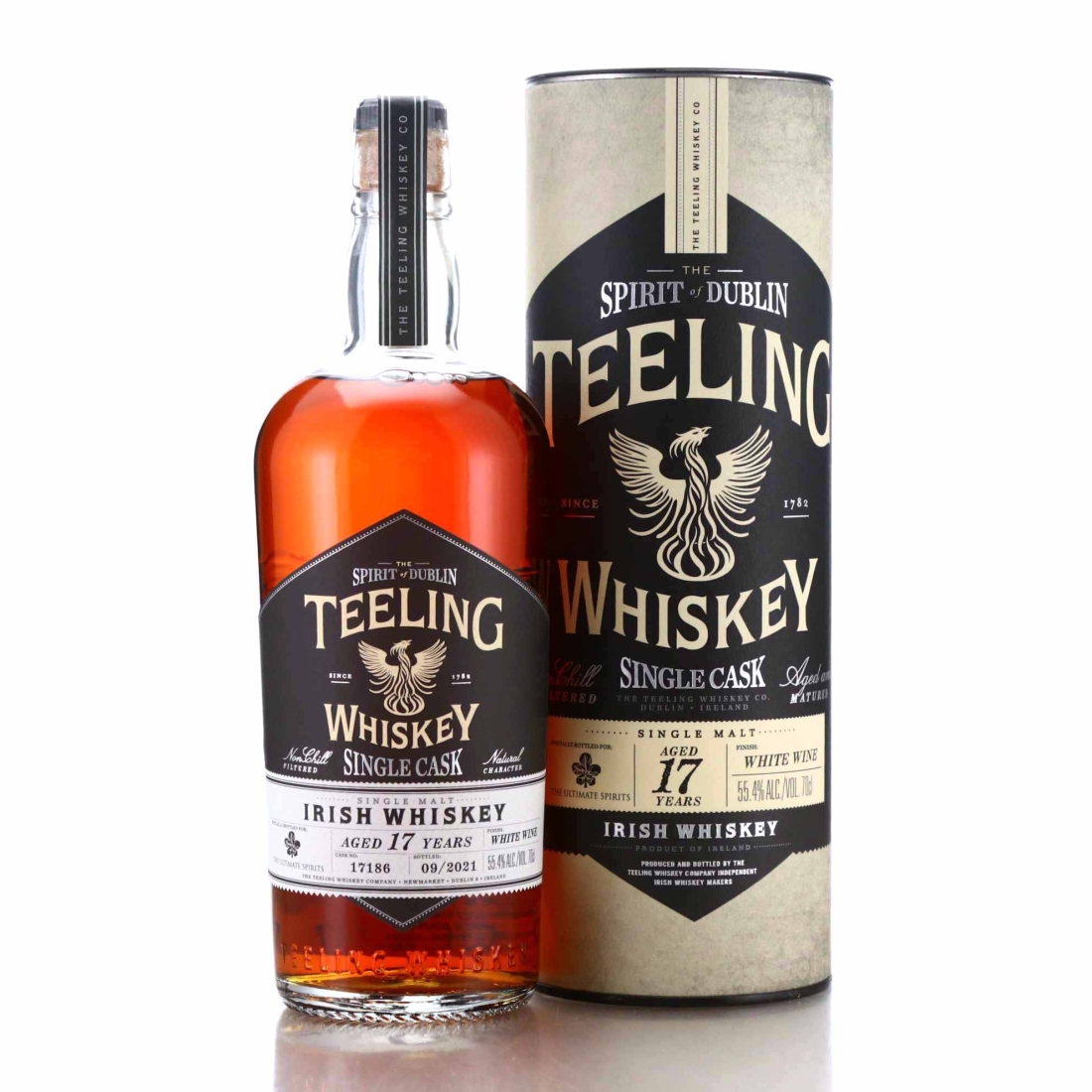 Teeling Whiskey 17 Year Old Single Cask White Wine Finish #17186 / TUS