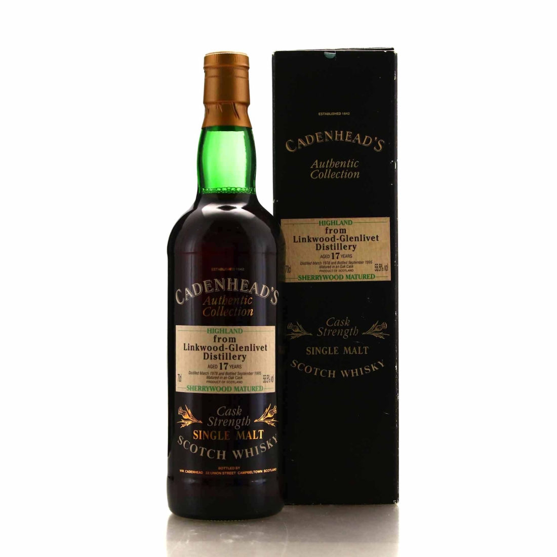 Linkwood 1978 Cadenhead's 17 Year Old