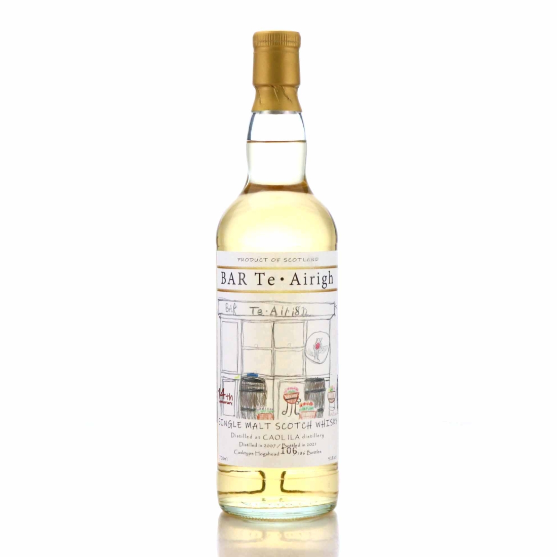 Caol Ila 2007 Single Cask / BAR Te Airigh