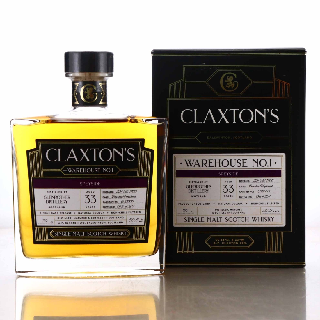 Glenrothes 1988 Claxton's 33 Year Old