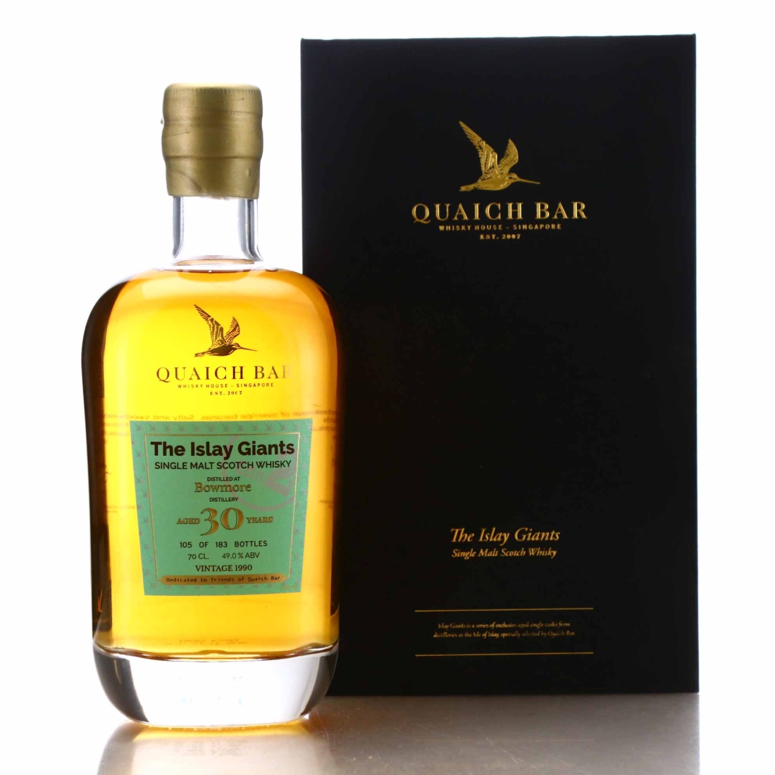 Bowmore 1990 Quaich Bar 30 Year Old / The Islay Giants