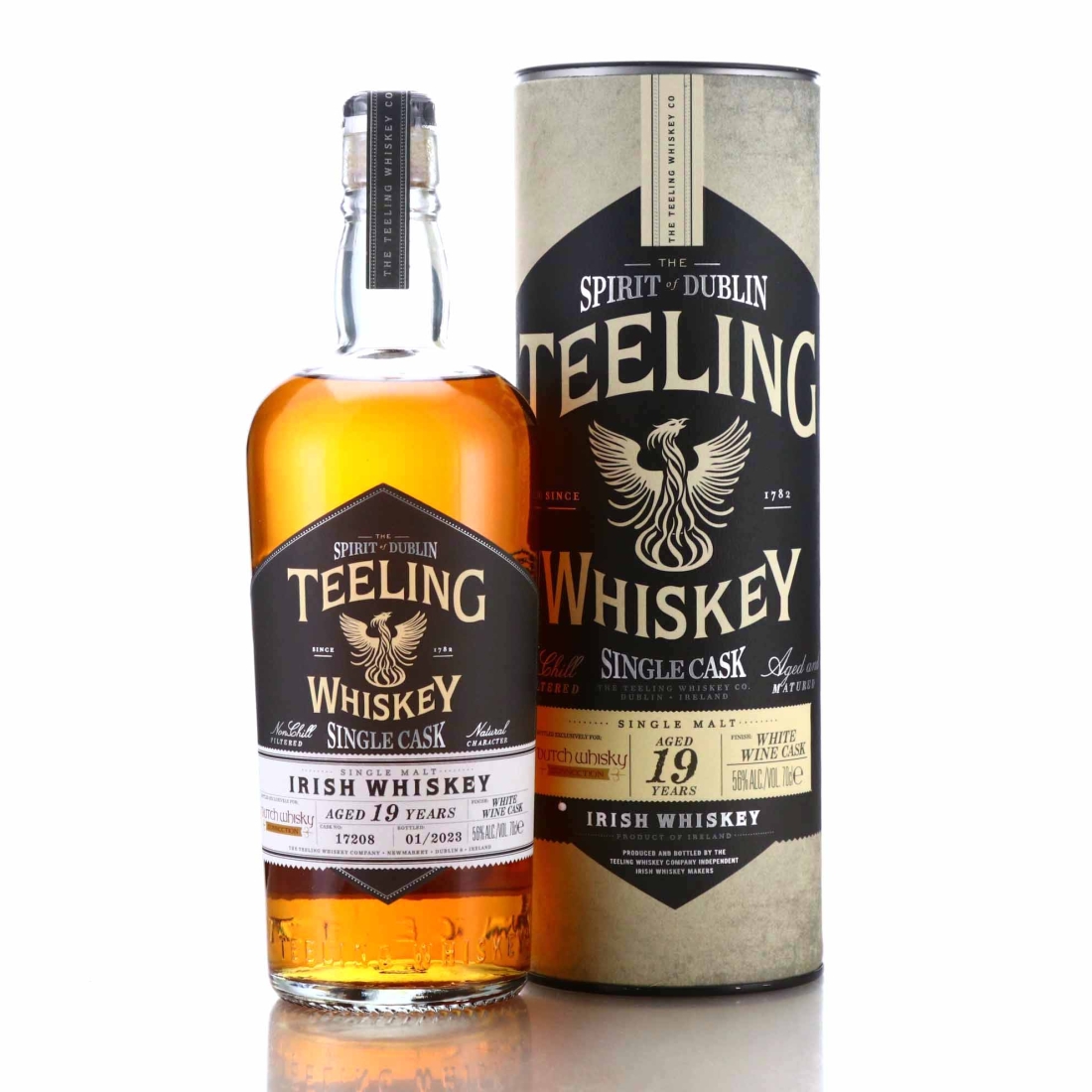 Teeling Whiskey 19 Year Old Single Cask White Wine Finish #17208 / Dutch Whisky Connection