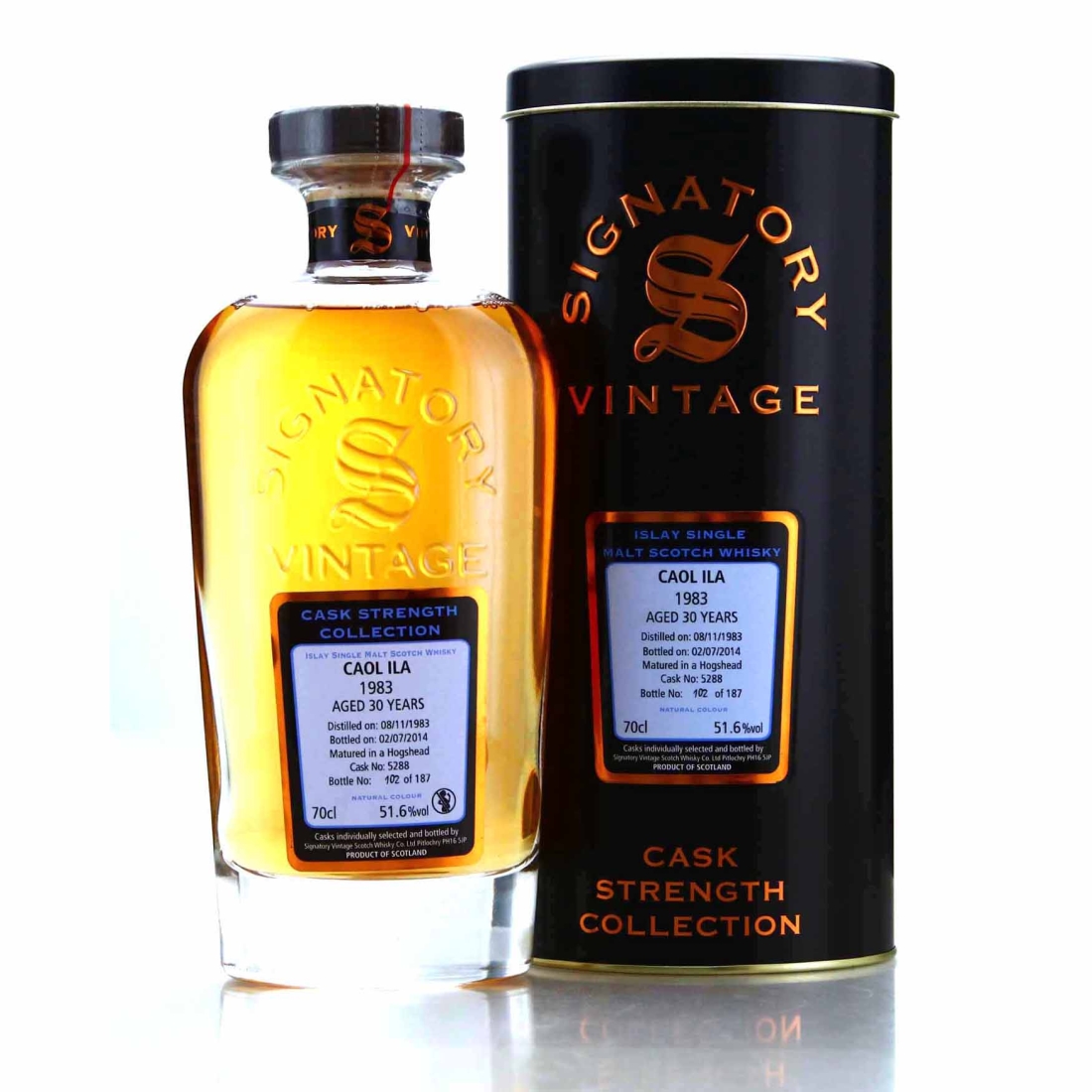 Caol Ila 1983 Signatory Vintage 30 Year Old Cask Strength
