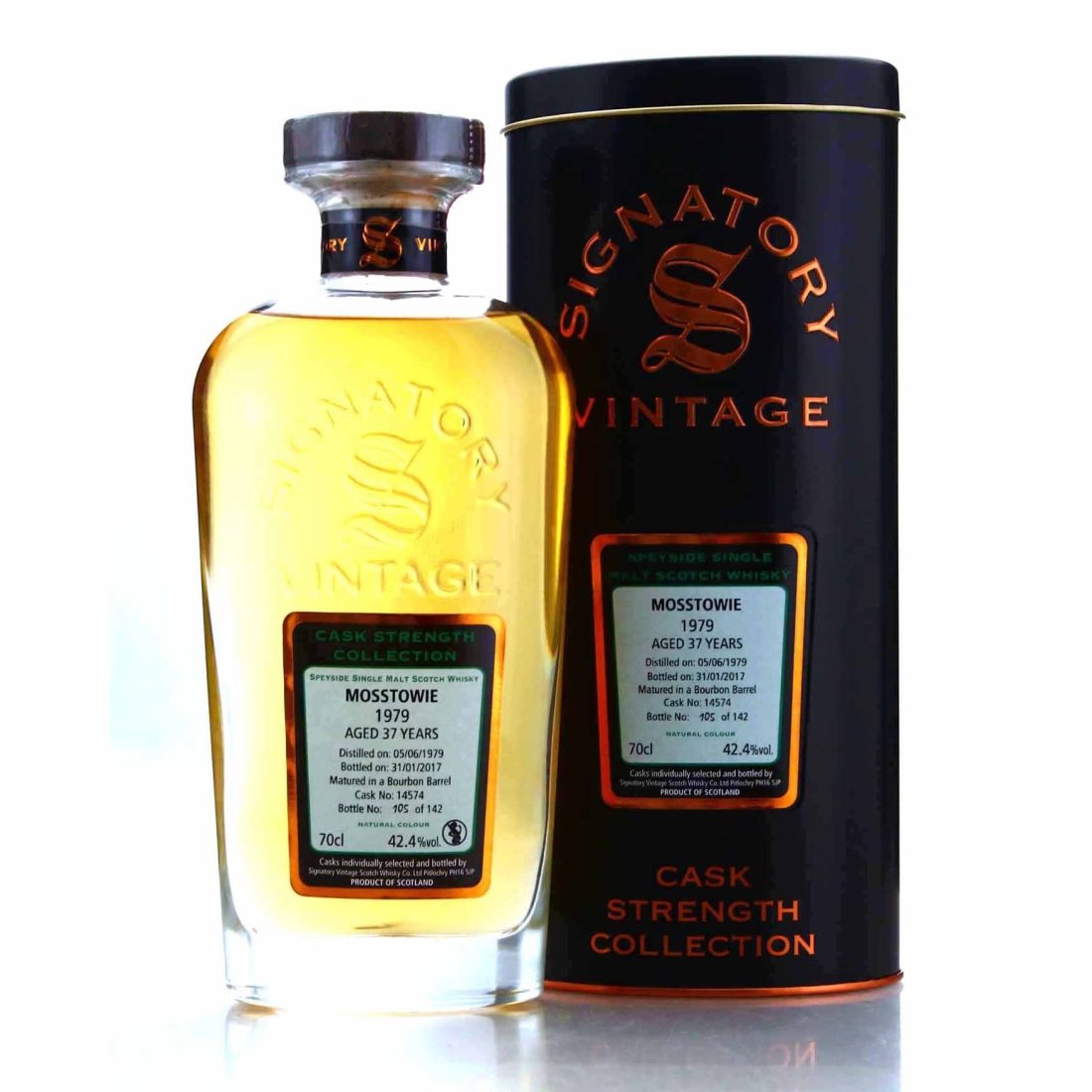 Mosstowie 1979 Signatory Vintage 37 Year Old Cask Strength