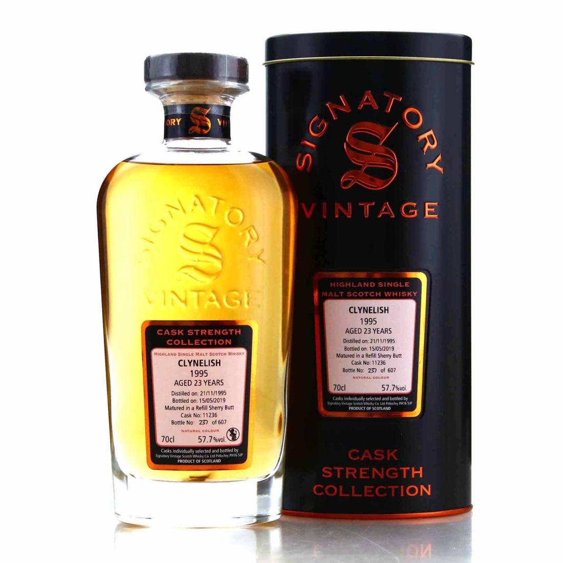 Clynelish 1995 Signatory Vintage 23 Year Old Cask Strength #11236