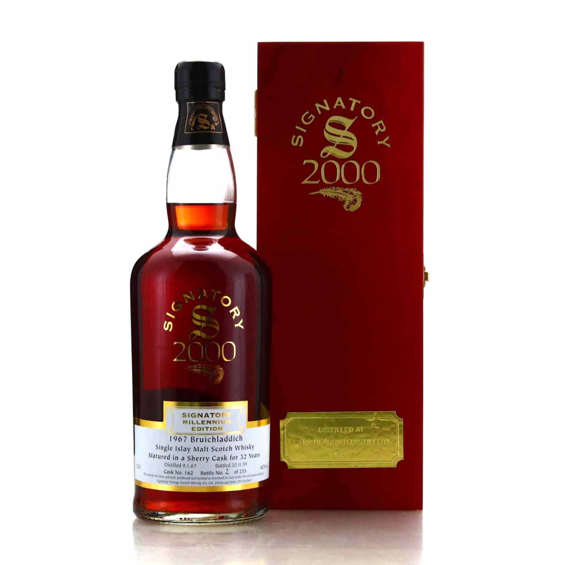 Bruichladdich 1967 Signatory Vintage 32 Year Old Millennium Edition #162
