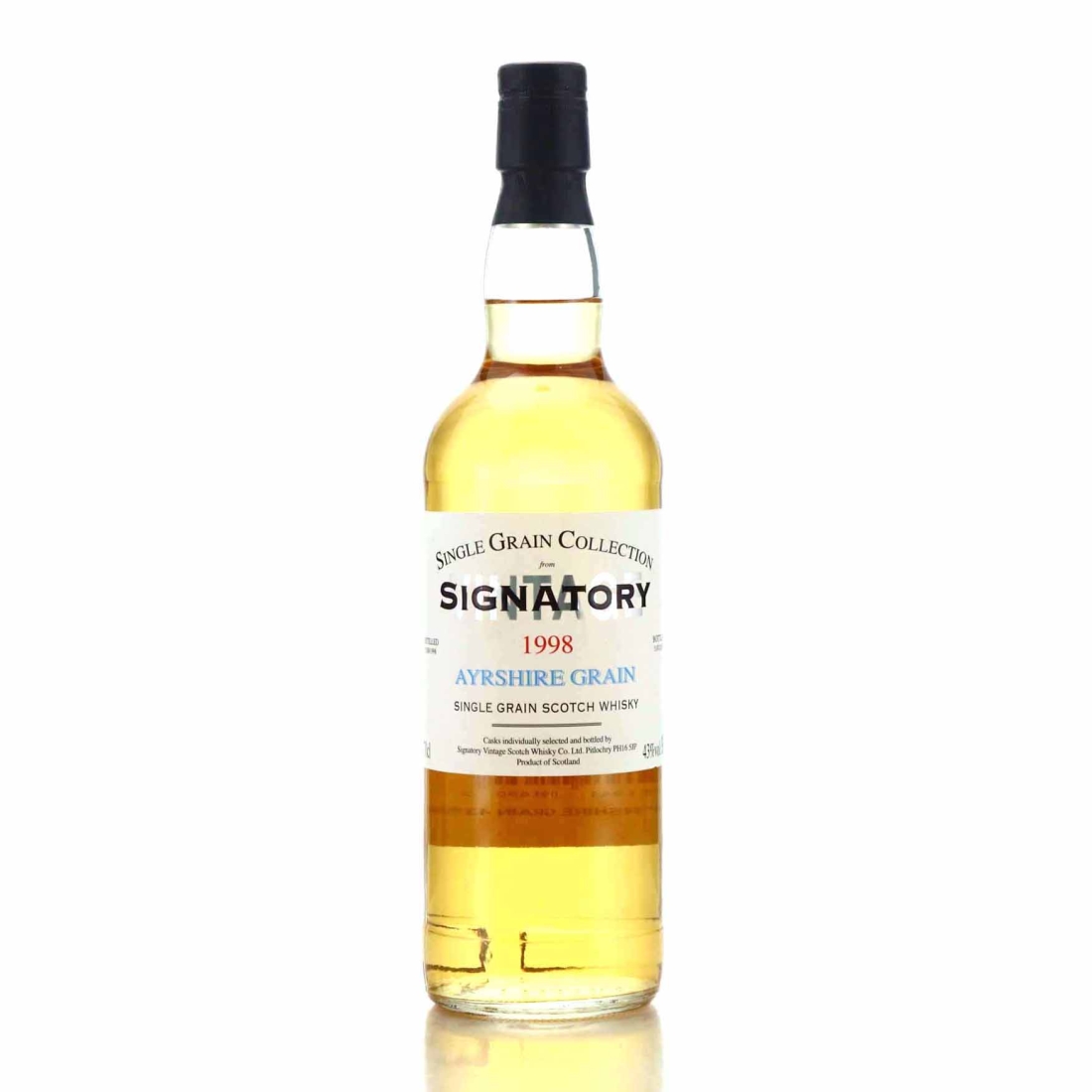 Ayrshire Grain 1998 Signatory Vintage / Single Grain Collection