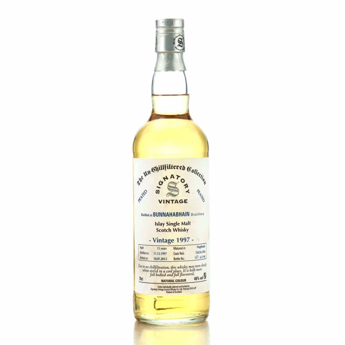 Bunnahabhain 1997 Signatory Vintage 15 Year Old