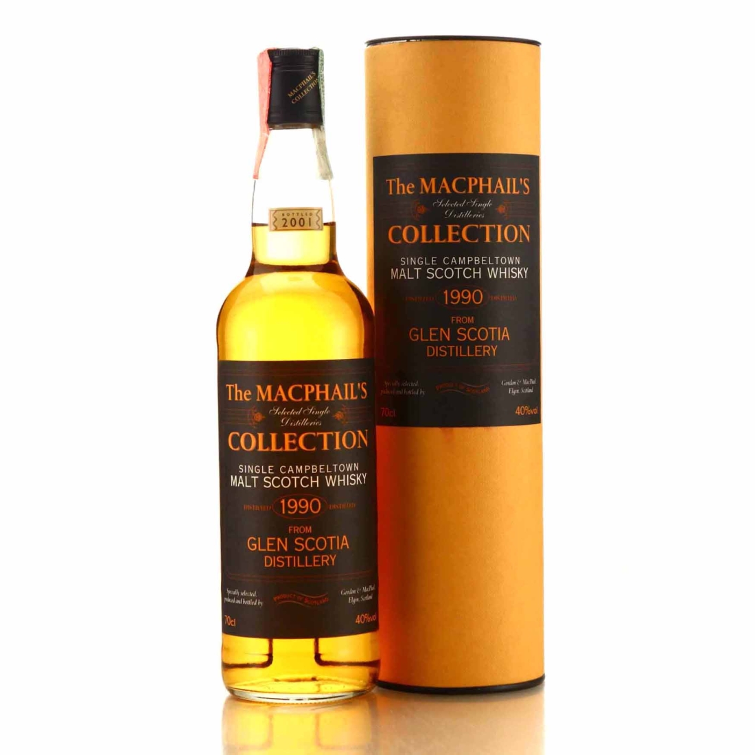 Glen Scotia 1990 Gordon and MacPhail bottled 2001