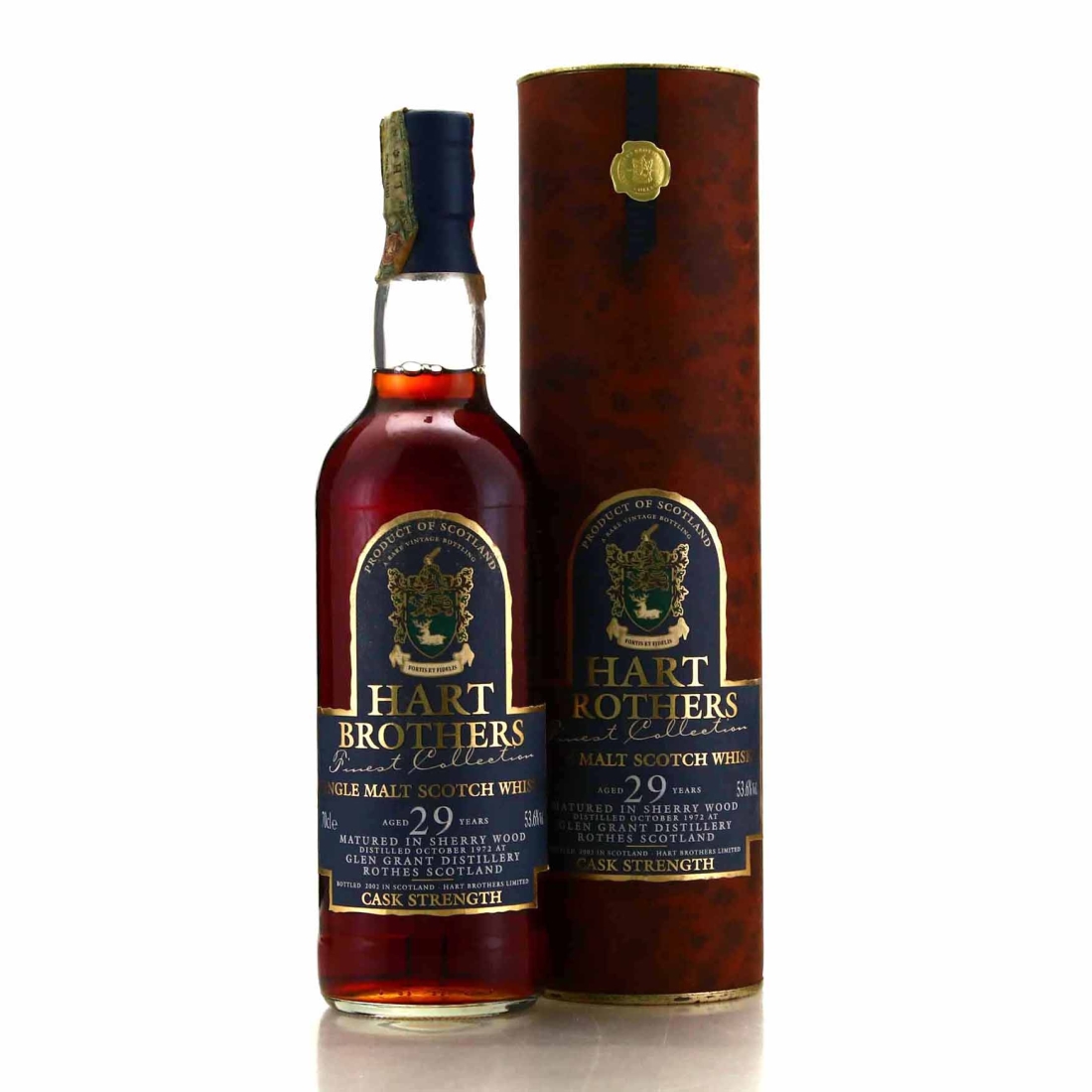 Glen Grant 1972 Hart Brothers 29 Year Old Sherry Wood
