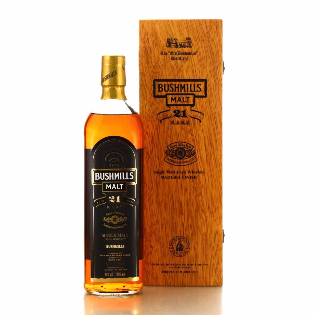 Bushmills 21 Year Old Madeira Finish 2004