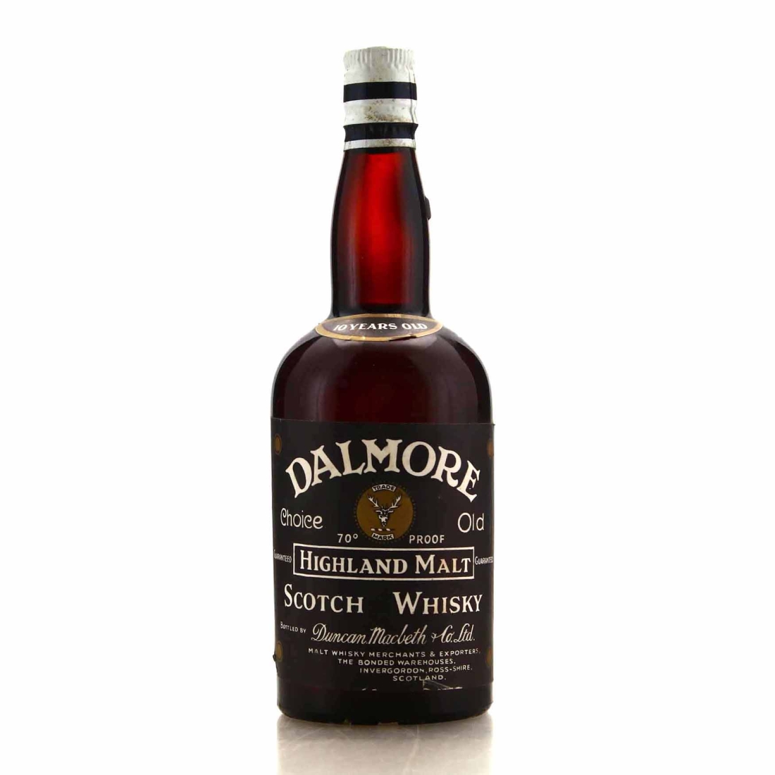 Dalmore 10 Year Old Duncan Macbeth 1960s