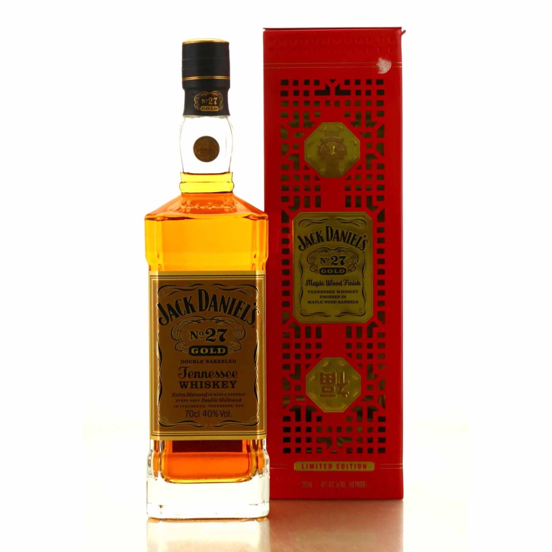 Jack Daniel's No.27 Gold Maple Wood Finish 70cl / Year of a Tiger