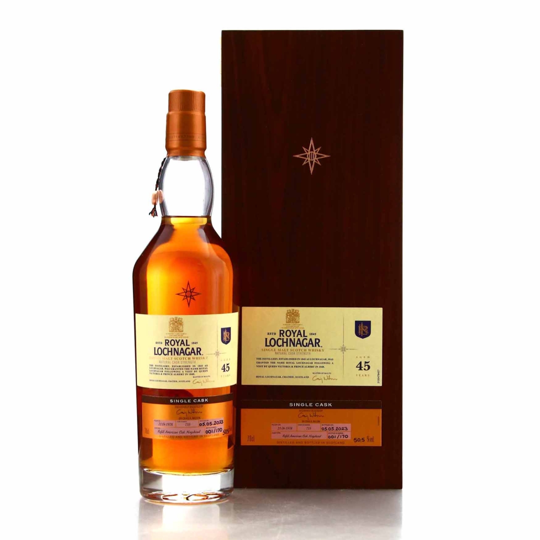 Royal Lochnagar 1978 Casks of Distinction 45 Year Old #733 / Bottle No.1