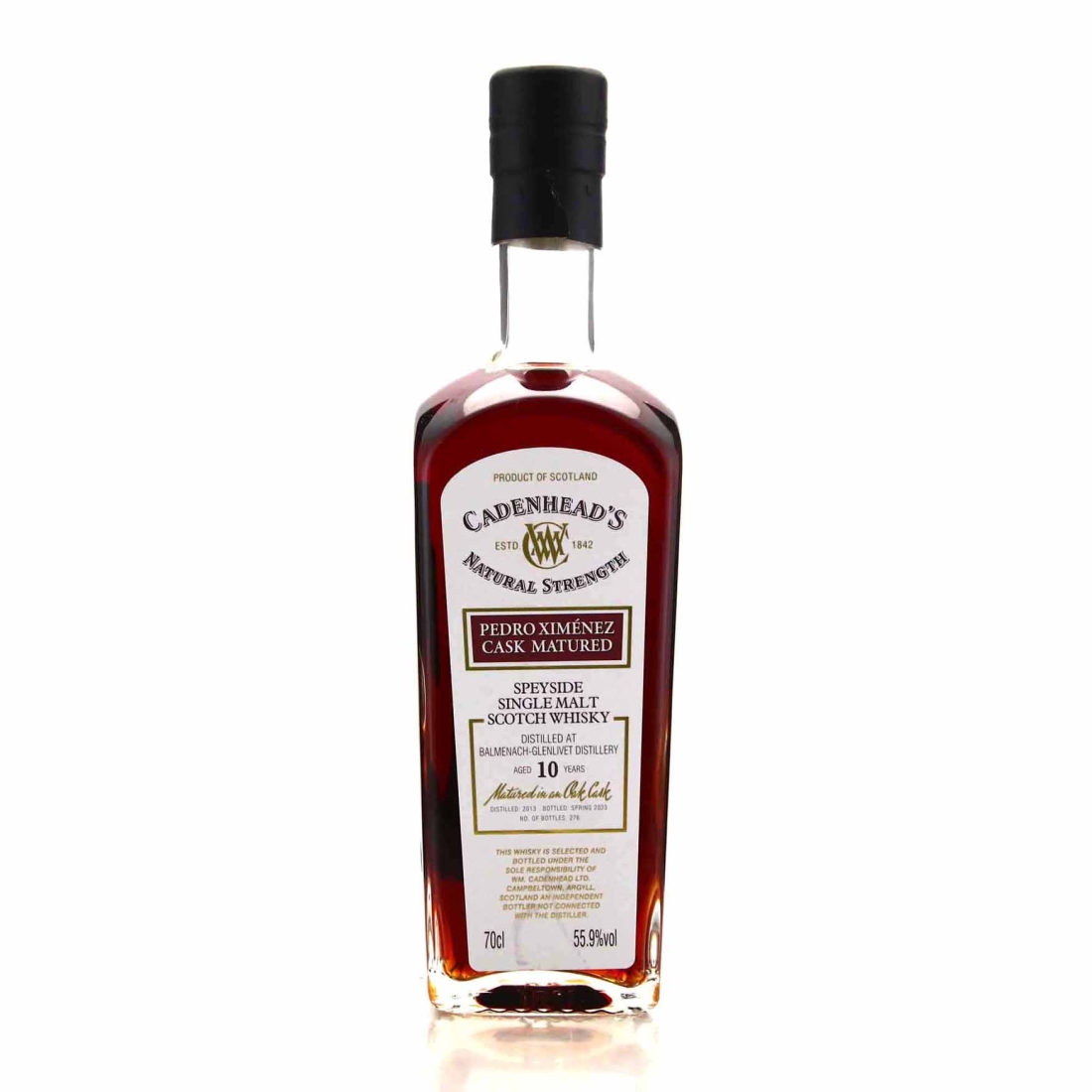 Balmenach 2013 Cadenhead's 10 Year Old PX Cask