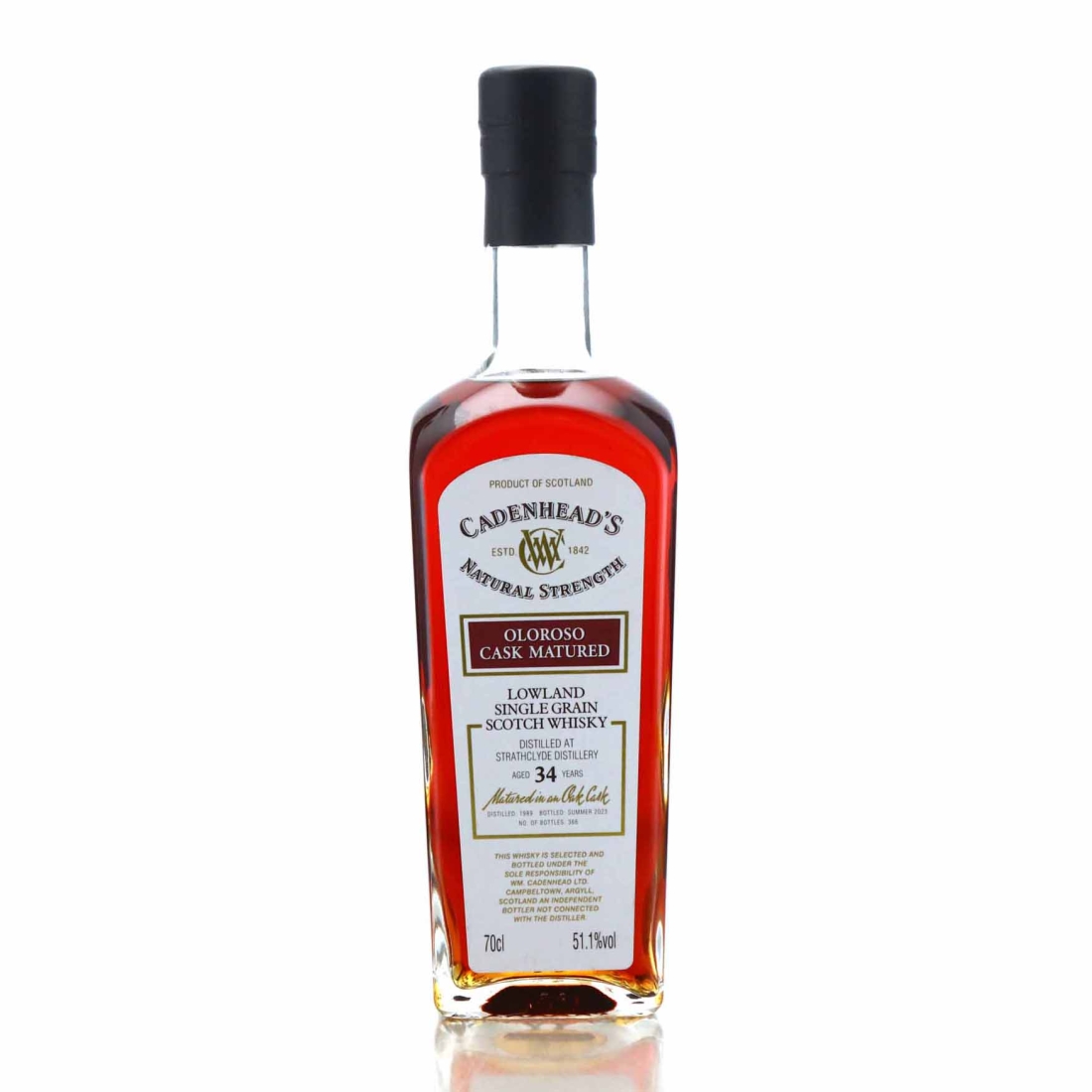 Strathclyde 1989 Cadenhead's 34 Year Old Oloroso Cask