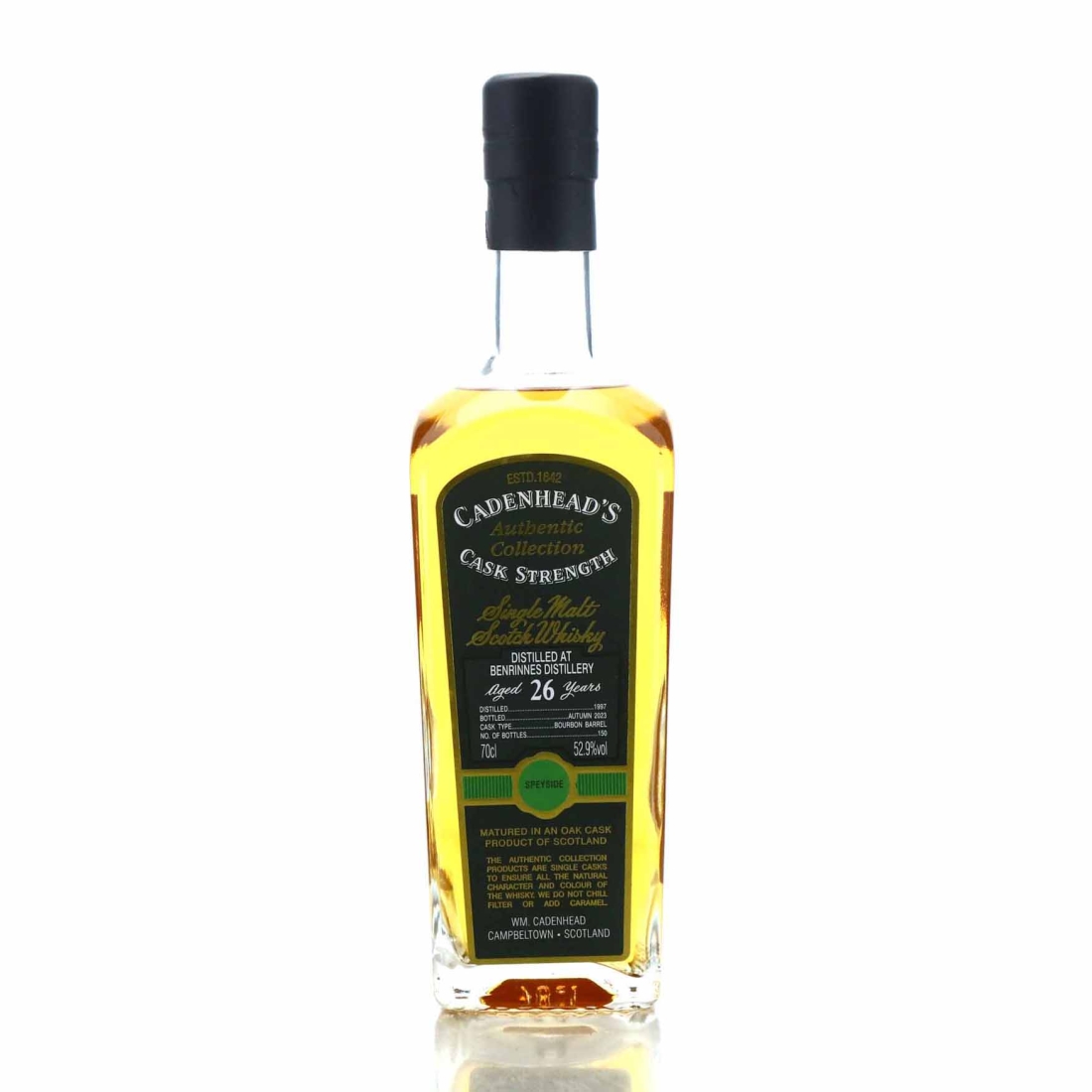 Benrinnes 1997 Cadenhead's 26 Year Old