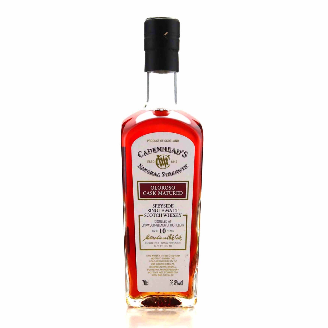 Linkwood 2013 Cadenhead's 10 Year Old Oloroso Cask