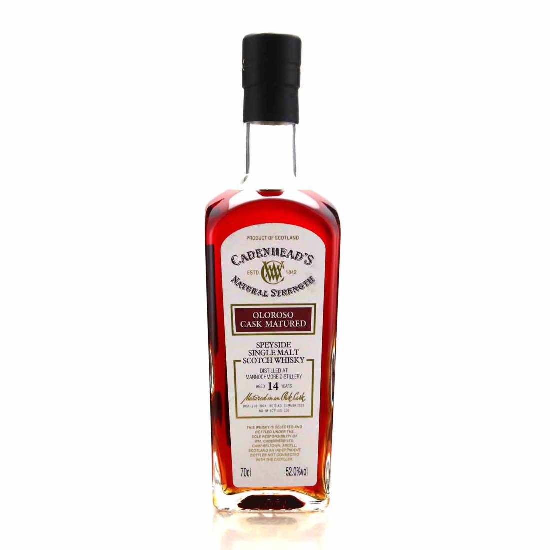 Mannochmore 2008 Cadenhead's 14 Year Old Oloroso Cask