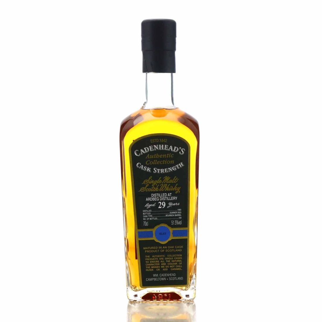 Ardbeg 1993 Cadenhead's 29 Year Old