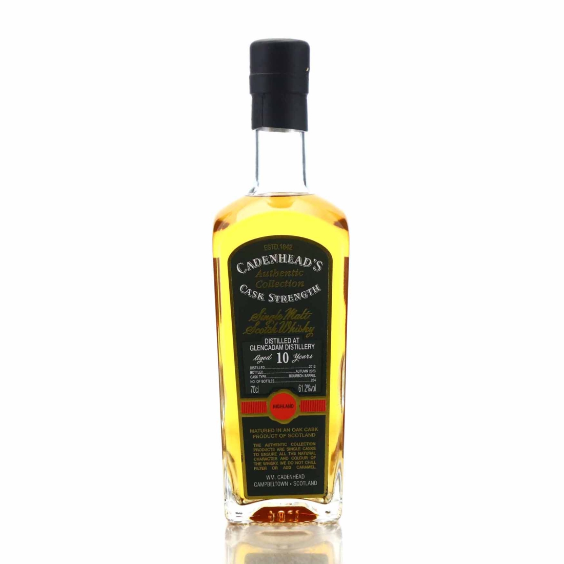 Glencadam 2012 Cadenhead's 10 Year Old
