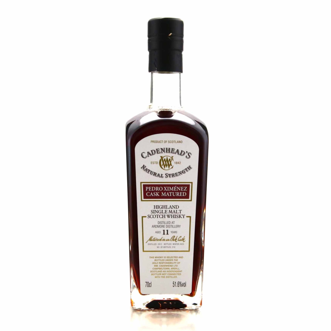 Ardmore 2012 Cadenhead's 13 Year Old PX Cask