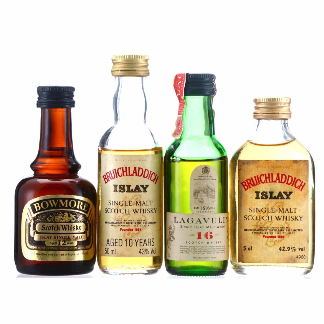 Islay Single Malt Miniature x 4