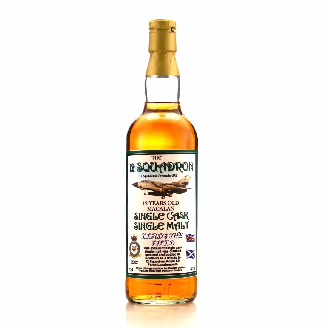 Macallan 12 Year Old Royal Air Force 12 Squadron 2002