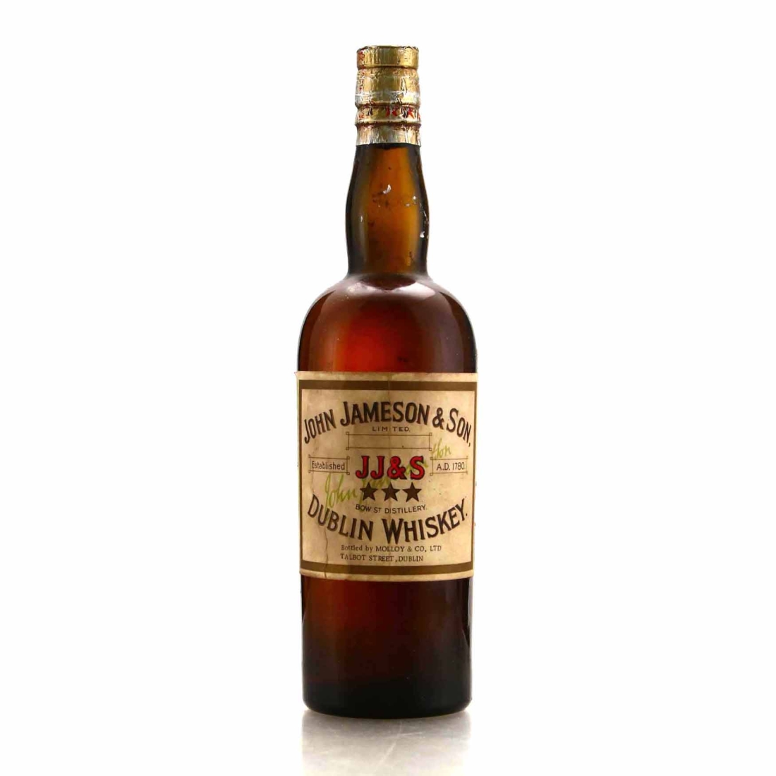 John Jameson & Son 3 Star circa 1950s / Molloy & Co.