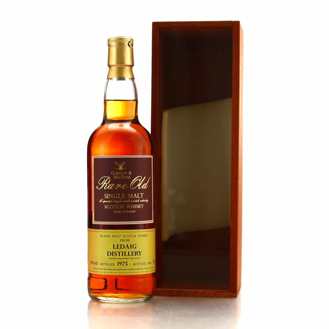 Ledaig 1975 Gordon and MacPhail Rare Old bottled 2000