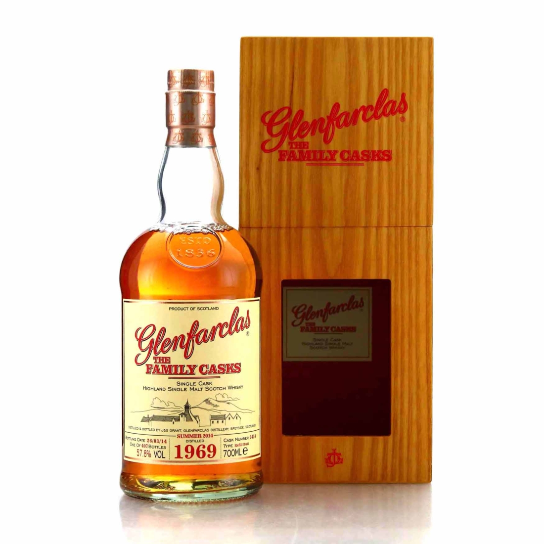 Glenfarclas 1969 Family Cask #2454 / Summer 2014