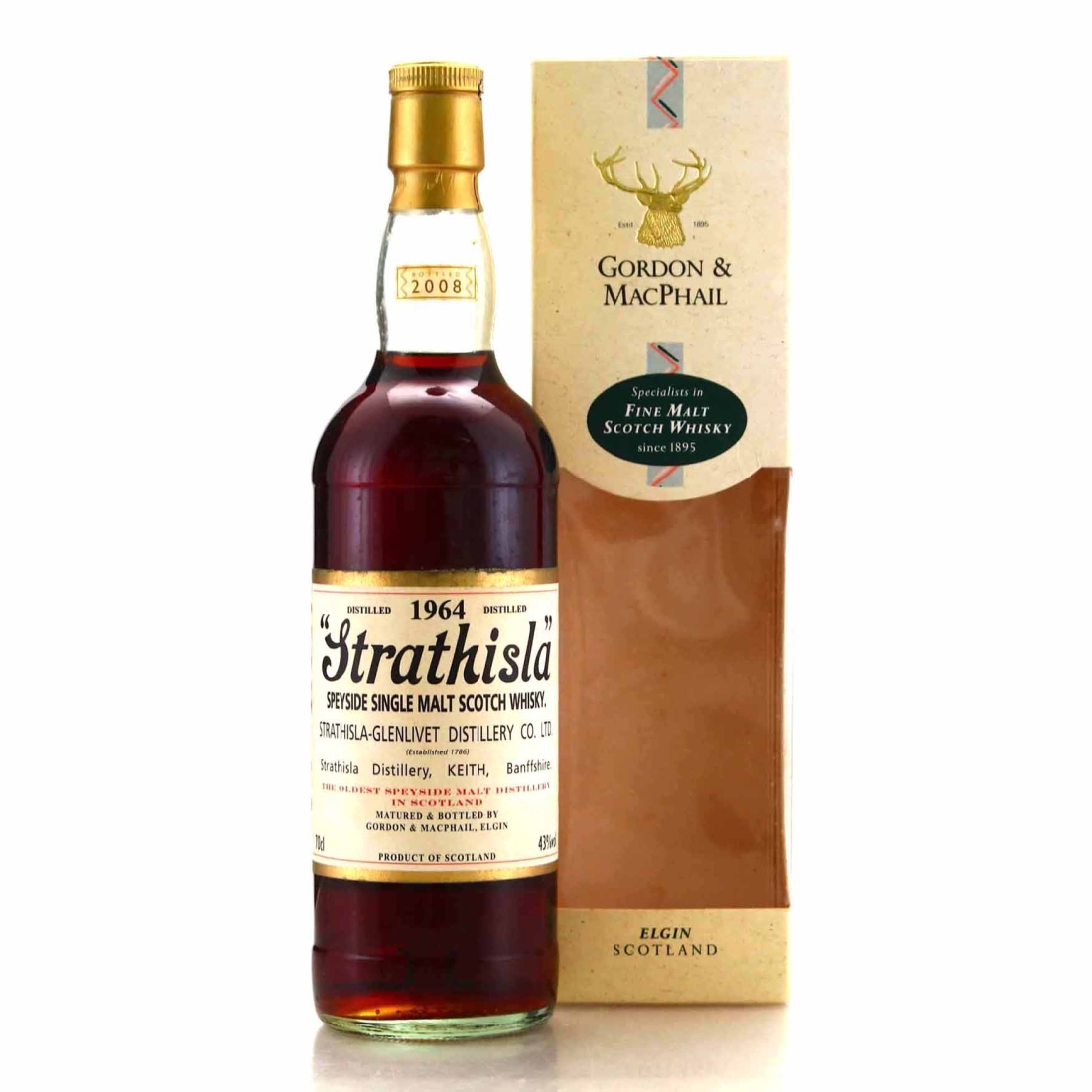 Strathisla 1964 Gordon and MacPhail bottled 2008