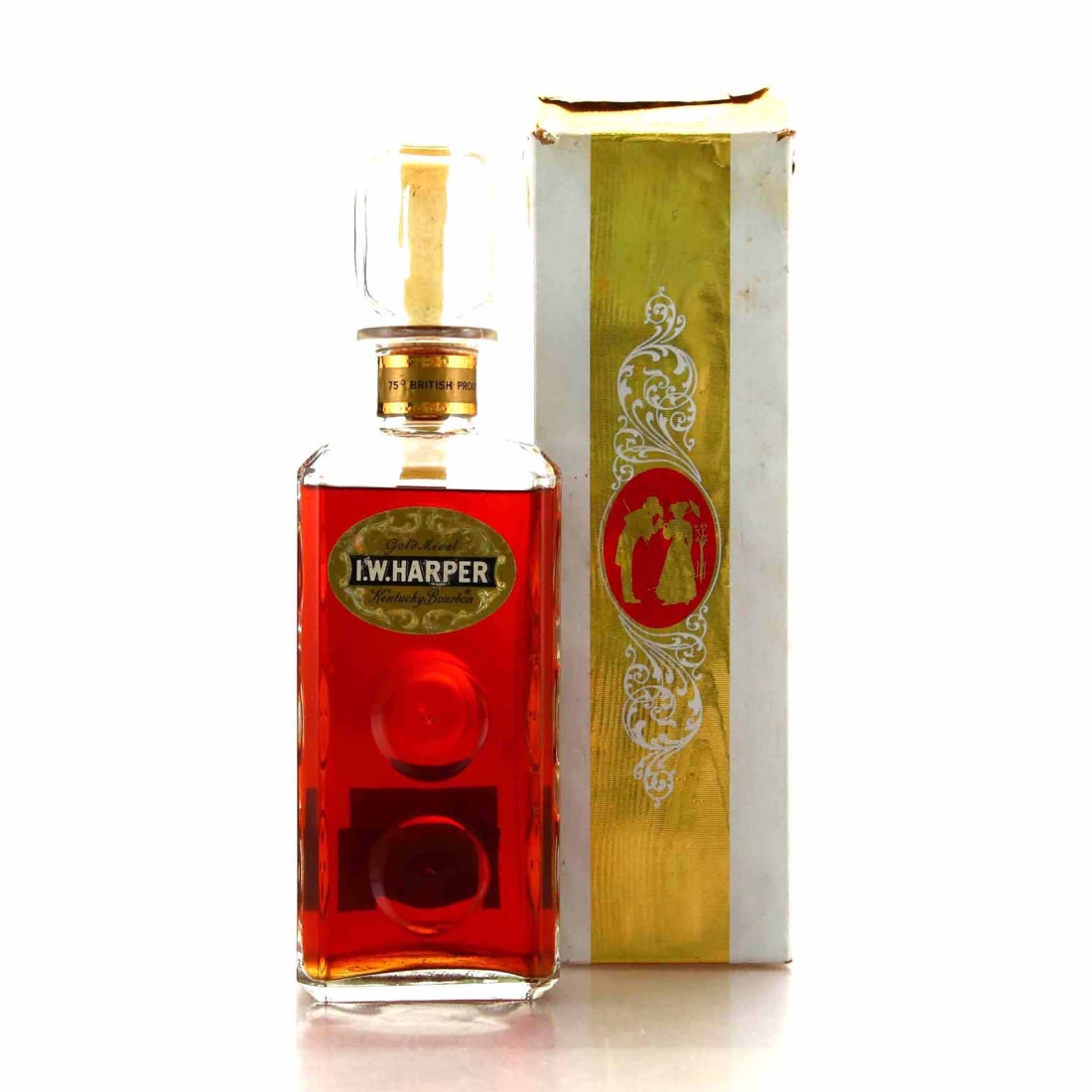 I.W. Harper 6 Year Old Kentucky Straight Bourbon Decanter 1970s