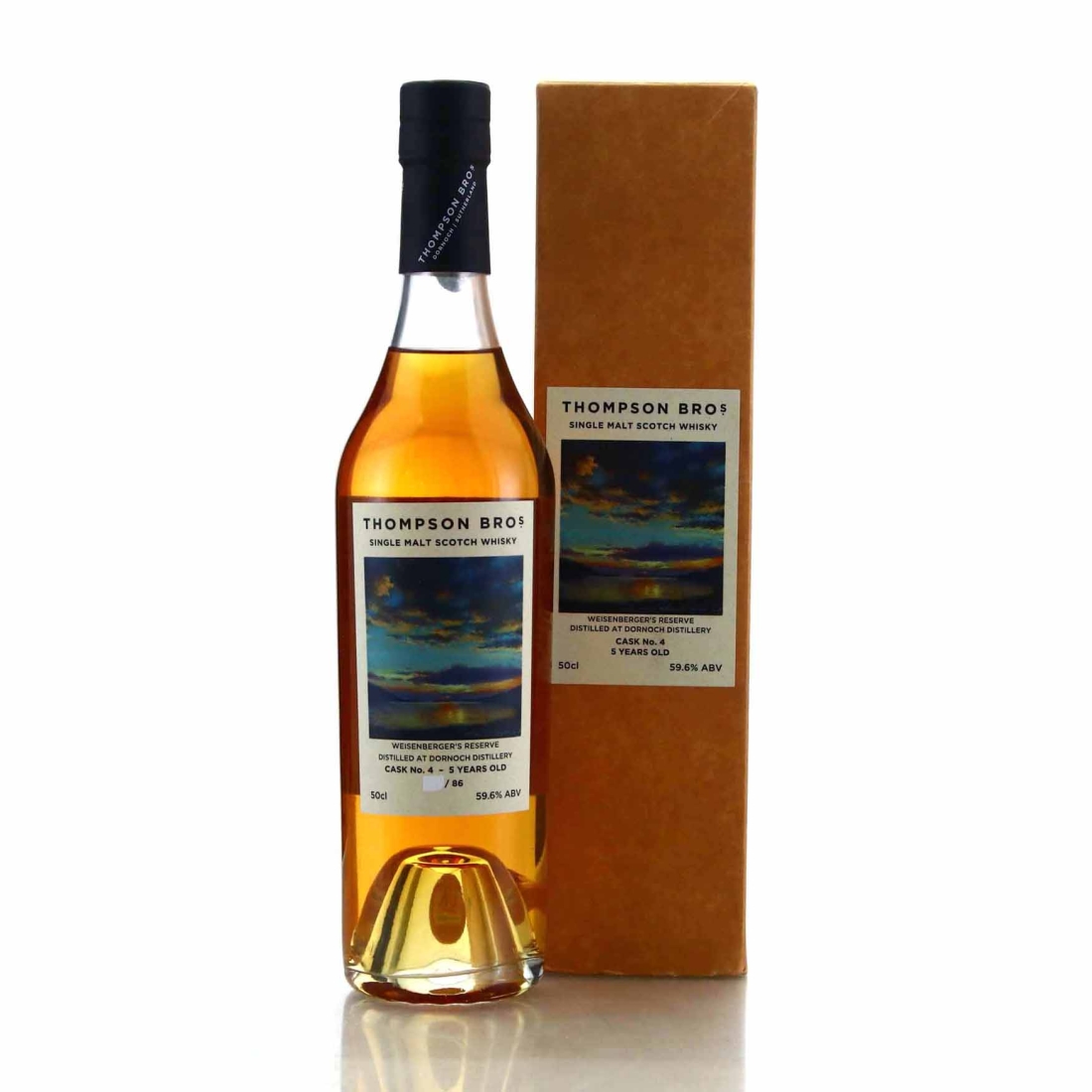 Dornoch 2017 Single Bourbon Cask 5 Year Old #4 50cl / Weisenberger's Reserve