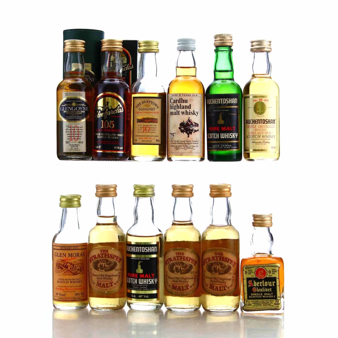Single Malt Whisky Miniature x 12