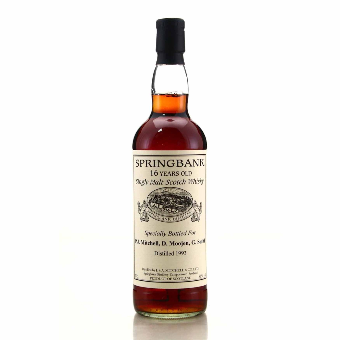 Springbank 1993 Private Bottling 16 Year Old / Mitchell, Moojen & Smith