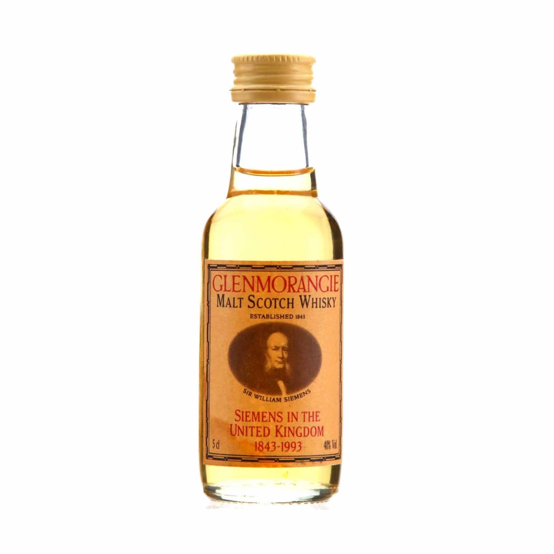 Glenmorangie Siemens 150 Year in the United Kingdom Miniature 1993