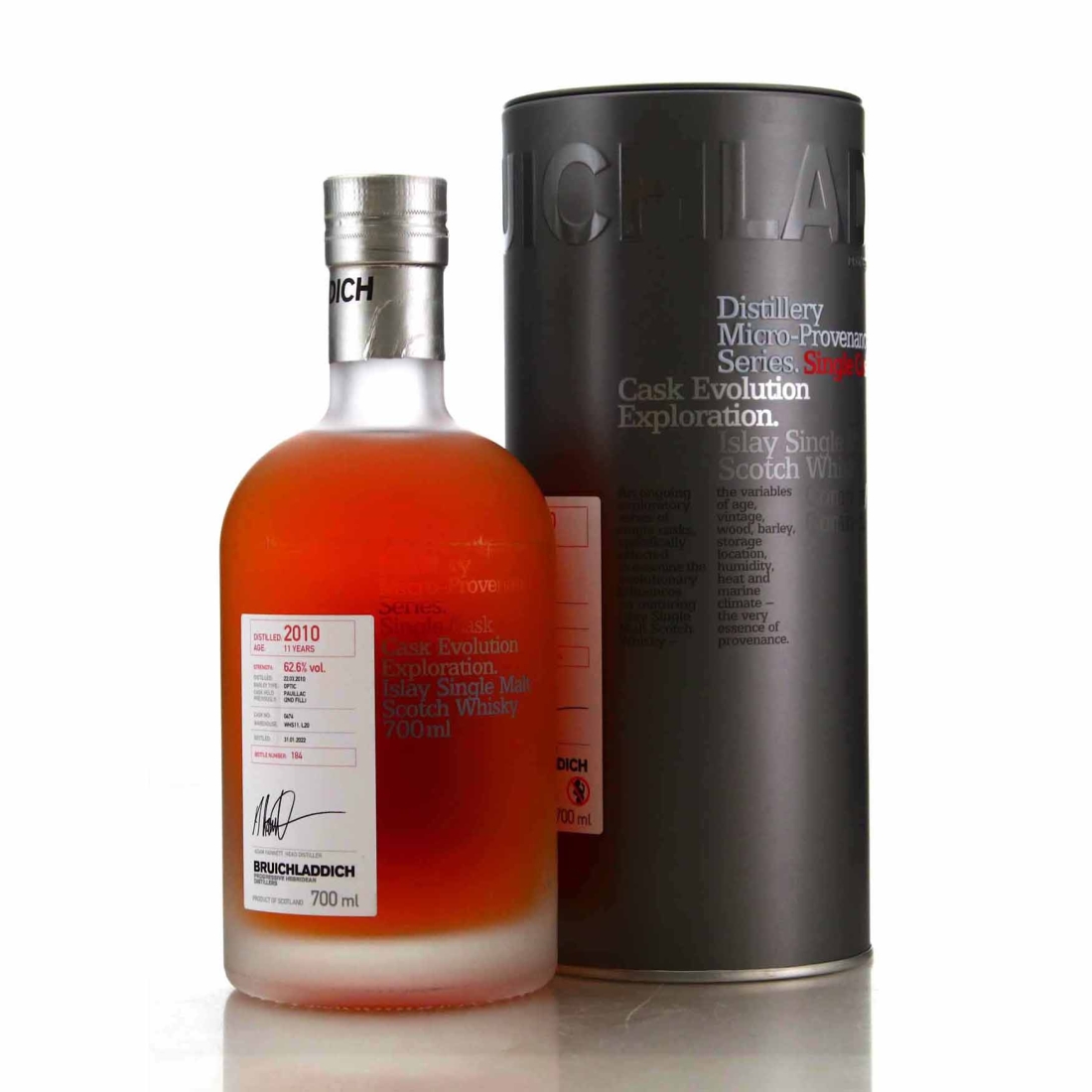 Bruichladdich 2010 Micro Provenance Single Cask 11 Year Old #474